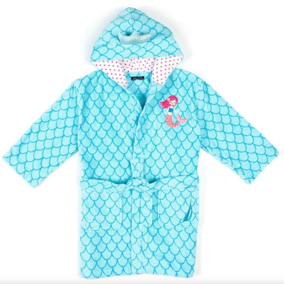Adorable NAUTICA Mermaid Bath Robe Size XS 3/4 - Picture 1 of 8